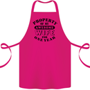 1st Wedding Anniversary 1 Year Funny Wife Cotton Apron 100% Organic Pink