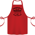 1st Wedding Anniversary 1 Year Funny Wife Cotton Apron 100% Organic Red