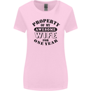 1st Wedding Anniversary 1 Year Funny Wife Womens Wider Cut T-Shirt Light Pink