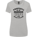 1st Wedding Anniversary 1 Year Funny Wife Womens Wider Cut T-Shirt Sports Grey