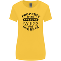 1st Wedding Anniversary 1 Year Funny Wife Womens Wider Cut T-Shirt Yellow