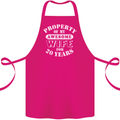 20 Year Wedding Anniversary 20th Funny Wife Cotton Apron 100% Organic Pink