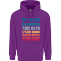 20th Birthday 20 Year Old Mens 80% Cotton Hoodie Purple