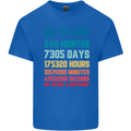20th Birthday 20 Year Old Mens Cotton T-Shirt Tee Top Royal Blue