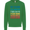 20th Birthday 20 Year Old Mens Sweatshirt Jumper Irish Green