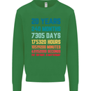 20th Birthday 20 Year Old Mens Sweatshirt Jumper Irish Green