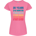 20th Birthday 20 Year Old Womens Petite Cut T-Shirt Azalea