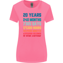20th Birthday 20 Year Old Womens Wider Cut T-Shirt Azalea