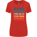 20th Birthday 20 Year Old Womens Wider Cut T-Shirt Red