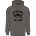 20th Wedding Anniversary 20 Year Funny Wife Mens 80% Cotton Hoodie Charcoal