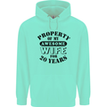 20th Wedding Anniversary 20 Year Funny Wife Mens 80% Cotton Hoodie Peppermint
