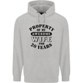 20th Wedding Anniversary 20 Year Funny Wife Mens 80% Cotton Hoodie Sports Grey