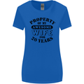 20th Wedding Anniversary 20 Year Funny Wife Womens Wider Cut T-Shirt Royal Blue