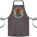 21 Year Wedding Anniversary 21st Marriage Cotton Apron 100% Organic Dark Grey