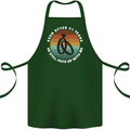 21 Year Wedding Anniversary 21st Marriage Cotton Apron 100% Organic Forest Green