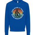 21 Year Wedding Anniversary 21st Marriage Mens Sweatshirt Jumper Royal Blue