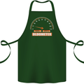 21st Birthday 21 Year Old Ageometer Funny Cotton Apron 100% Organic Forest Green