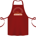 21st Birthday 21 Year Old Ageometer Funny Cotton Apron 100% Organic Maroon