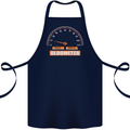 21st Birthday 21 Year Old Ageometer Funny Cotton Apron 100% Organic Navy Blue