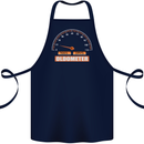 21st Birthday 21 Year Old Ageometer Funny Cotton Apron 100% Organic Navy Blue