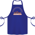 21st Birthday 21 Year Old Ageometer Funny Cotton Apron 100% Organic Royal Blue