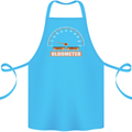 21st Birthday 21 Year Old Ageometer Funny Cotton Apron 100% Organic Turquoise