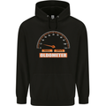 21st Birthday 21 Year Old Ageometer Funny Mens 80% Cotton Hoodie Black