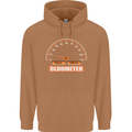 21st Birthday 21 Year Old Ageometer Funny Mens 80% Cotton Hoodie Caramel Latte