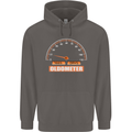 21st Birthday 21 Year Old Ageometer Funny Mens 80% Cotton Hoodie Charcoal