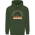 21st Birthday 21 Year Old Ageometer Funny Mens 80% Cotton Hoodie Forest Green
