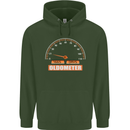 21st Birthday 21 Year Old Ageometer Funny Mens 80% Cotton Hoodie Forest Green