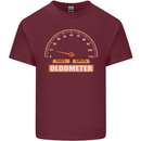 21st Birthday 21 Year Old Ageometer Funny Mens Cotton T-Shirt Tee Top Maroon