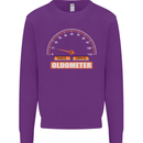 21st Birthday 21 Year Old Ageometer Funny Mens Sweatshirt Jumper Purple