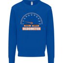 21st Birthday 21 Year Old Ageometer Funny Mens Sweatshirt Jumper Royal Blue