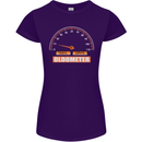 21st Birthday 21 Year Old Ageometer Funny Womens Petite Cut T-Shirt Purple