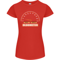 21st Birthday 21 Year Old Ageometer Funny Womens Petite Cut T-Shirt Red