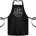 21st Birthday 21 Year Old Awesome Looks Like Cotton Apron 100% Organic Black