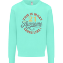 21st Birthday 21 Year Old Awesome Looks Like Mens Sweatshirt Jumper Peppermint