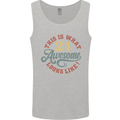 21st Birthday 21 Year Old Awesome Looks Like Mens Vest Tank Top Sports Grey