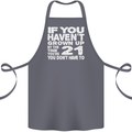21st Birthday 21 Year Old Don't Grow Up Funny Cotton Apron 100% Organic Steel