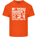 21st Birthday 21 Year Old Don't Grow Up Funny Mens Cotton T-Shirt Tee Top Orange