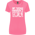 21st Birthday 21 Year Old Don't Grow Up Funny Womens Wider Cut T-Shirt Azalea