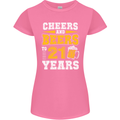 21st Birthday 21 Year Old Funny Alcohol Womens Petite Cut T-Shirt Azalea