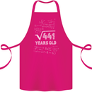 21st Birthday 21 Year Old Geek Funny Maths Cotton Apron 100% Organic Pink