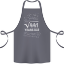 21st Birthday 21 Year Old Geek Funny Maths Cotton Apron 100% Organic Steel