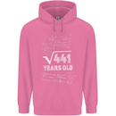 21st Birthday 21 Year Old Geek Funny Maths Mens 80% Cotton Hoodie Azelea