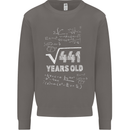 21st Birthday 21 Year Old Geek Funny Maths Mens Sweatshirt Jumper Charcoal