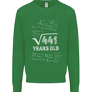 21st Birthday 21 Year Old Geek Funny Maths Mens Sweatshirt Jumper Irish Green