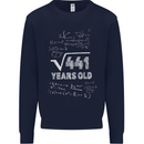 21st Birthday 21 Year Old Geek Funny Maths Mens Sweatshirt Jumper Navy Blue