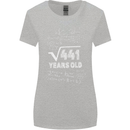 21st Birthday 21 Year Old Geek Funny Maths Womens Wider Cut T-Shirt Sports Grey